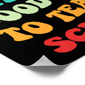 科学を学ぶには良い教え日だ ポスター (角)