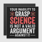 科学を理解できないことは有効な引数ではない (正面/裏面)