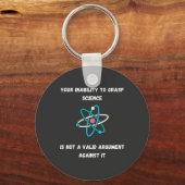 科学を理解できないこと – おもしろい Keychain S キーホルダー (正面)