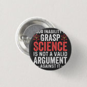 科学を理解できないこと 缶バッジ (正面&裏面)