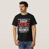 科学を理解できない Tシャツ (正面フル)