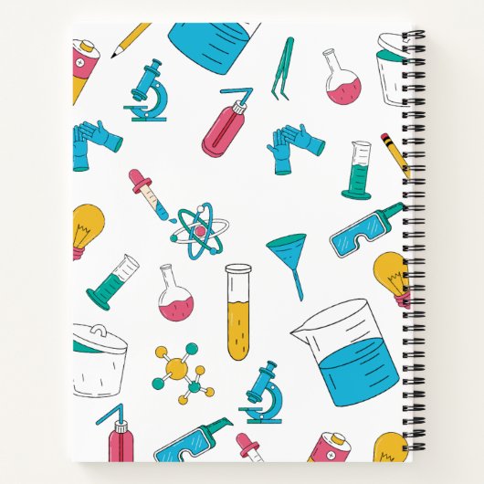 科学を発展させろ!化学パーソナライズされた学 ノートブック (裏面)