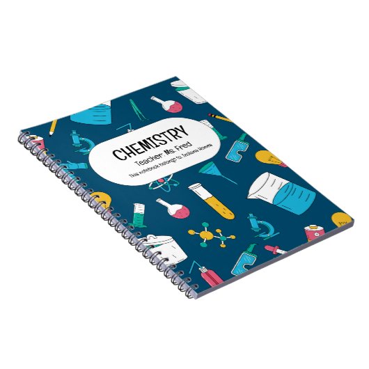 科学を発展させろ!化学パーソナライズされた学 ノートブック (右側)