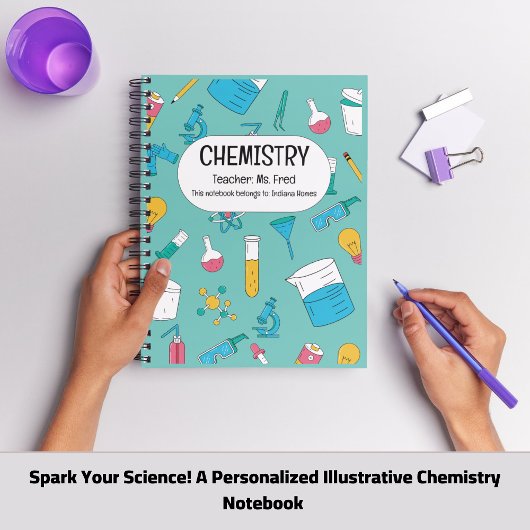 科学を発展させろ!化学パーソナライズされた学 ノートブック