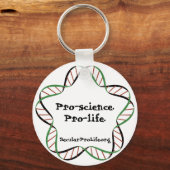 科学を重視する。プロの人生。 キーホルダー (正面)