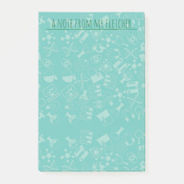 科学アイコパーソナライズされたンパターン ポストイット