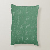 科学アイコンパターン小さい科学者部屋の装飾 アクセントクッション (裏面(縦))