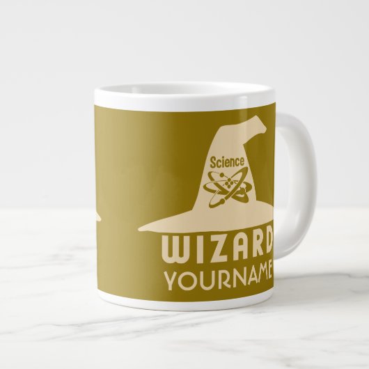 科学ウィザーカスタムドの色マグカップ ジャンボコーヒーマグカップ (正面右)