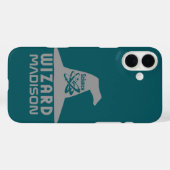 科学ウィザード名前をカスタムするとカラーフォンのケース Case-Mate iPhoneケース (裏面 (横))