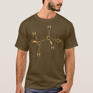 科学エタノールアルコール化学白化学者 Tシャツ