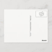 科学オタクのための誕生日ポストカード ポストカード (裏面)