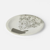 科学オブジェクト紙プレート ペーパープレート (アングル)