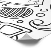 科学カスタムモノグラム – Pi記号 ポスター (角)