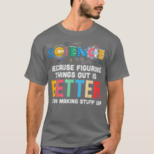 科学カッコいい芸術男性女性生物学化学会 Tシャツ