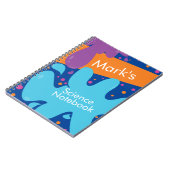 科学カラフル研究室化学スライムノート ノートブック (左側)