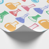 科学カラフル/化学パターン ラッピングペーパー (角)