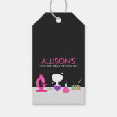 科学ガーリーパーティー ギフトタグ (正面)