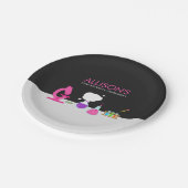 科学ガーリーパーティー ペーパープレート (アングル)