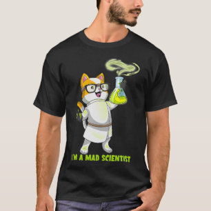 科学キャット化学不機嫌科学者キットンカチオン Tシャツ