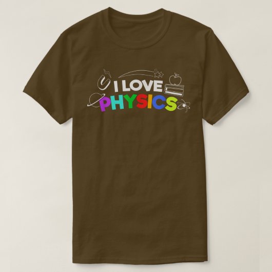 科学ギークおたくラブフィジックス1924 Tシャツ (デザイン正面)
