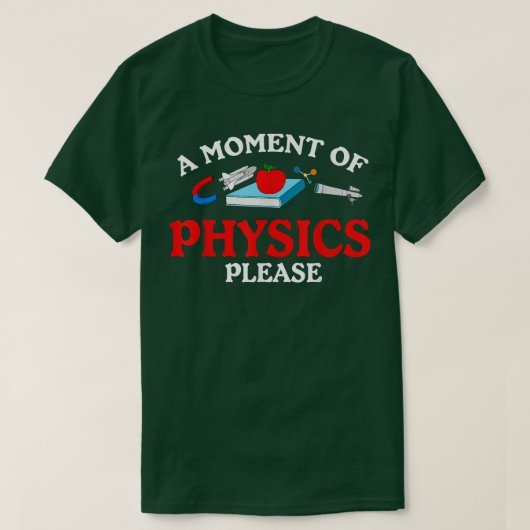科学ギークおたくラブフィジックス Tシャツ (デザイン正面)