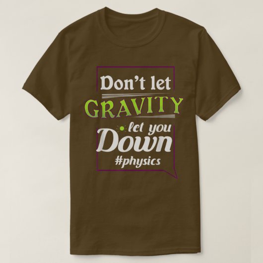 科学ギークおたく物理プン Tシャツ (デザイン正面)