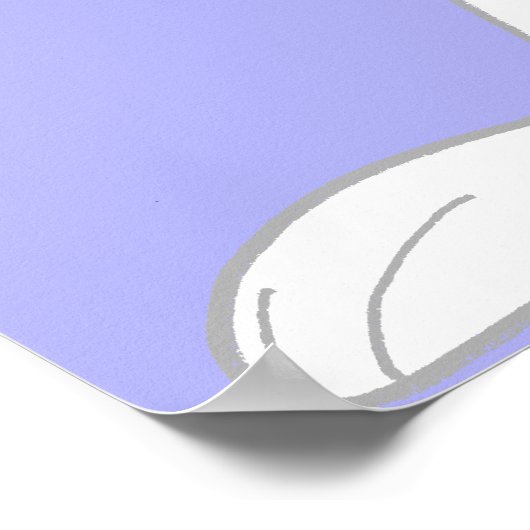 科学ギークラボラットポスタープリント ポスター (角)