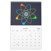 科学ギーク カレンダー (1月 2026)