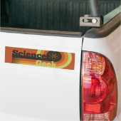 科学ギーク バンパーステッカー (トラック上)