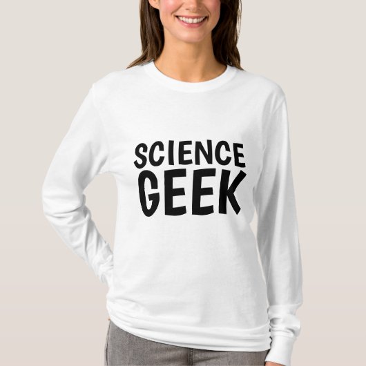 科学ギークTシャツ Tシャツ (正面)
