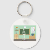 科学クラスのスケルトン キーホルダー (正面)