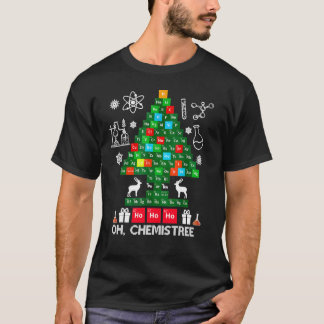 科学クリスマスシャツOh化学者の木の化学 Tシャツ