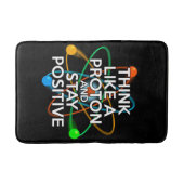 科学クールモダン引用文 バスマット (正面)