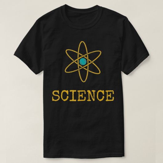 科学クール原子 Tシャツ (デザイン正面)
