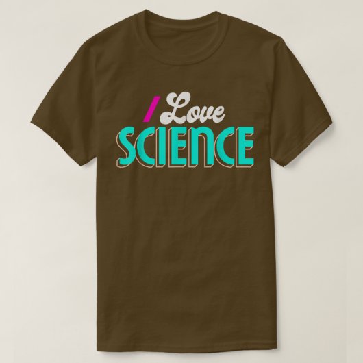科学シャツサイエンスが大好き Tシャツ (デザイン正面)