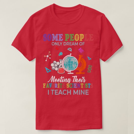 科学シャツ、科学の教師シャツ、一部の人 Tシャツ (デザイン正面)
