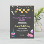 科学スランバー誕生日パーティー 招待状 (スタンド正面)