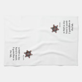 科学タオル -- "手元のMOF…" 皿タオル キッチンタオル (横)