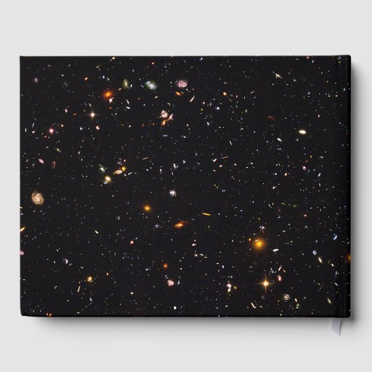 科学テーマと深い宇宙写真 ゲストブック (裏面)