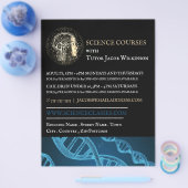 科学デザイン科学コー広告ス チラシ (シングル)