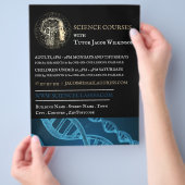 科学デザイン科学コー広告ス チラシ (手)