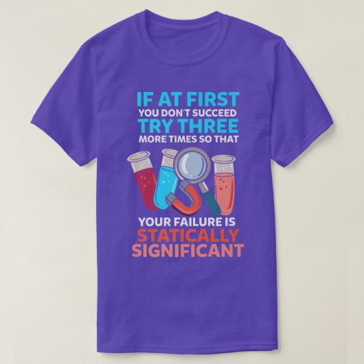 科学デザイン科学者科学先生科学P Tシャツ (デザイン正面)