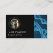 科学デザイン,科学の教師,先生 名刺 (正面)