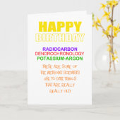 科学ハッピーバースデー希望兄弟 カード (黄色い花)