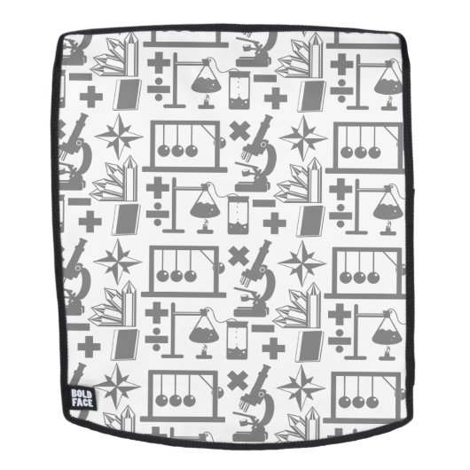 科学パターン バックパック (取り外し可フェース)