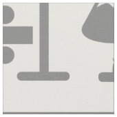 科学パターン ファブリック (クローズアップ)