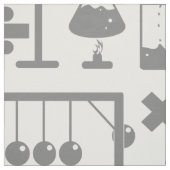 科学パターン ファブリック (見本)