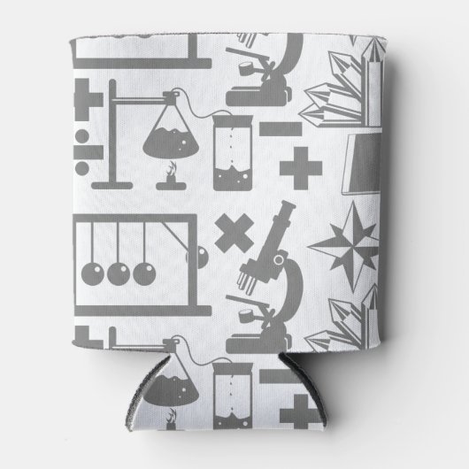 科学パターン 缶クーラー (正面)