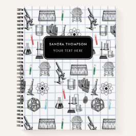 科学パーソナライズされた化学科学者パターン ノートブック