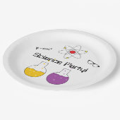 "科学パーティー"の紙皿 ペーパープレート (アングル)